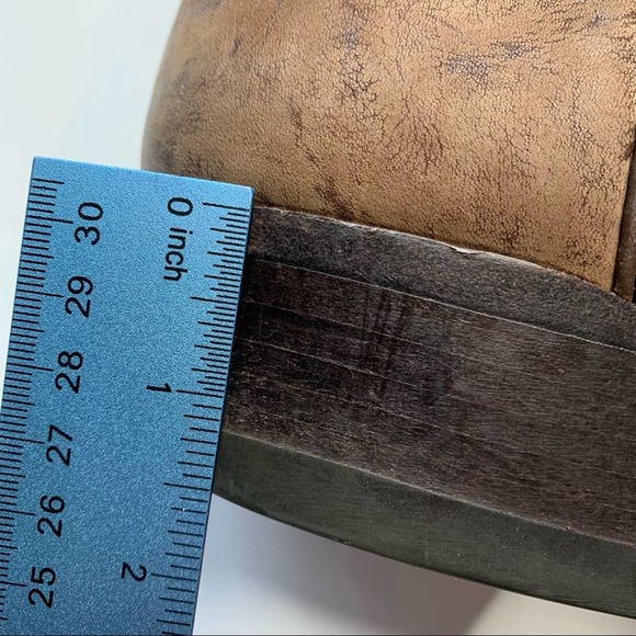 TONY LAMA Brown Leather Cowboy Boots Embroidered Western Style Women’s Size 8 - Picture 9 of 9